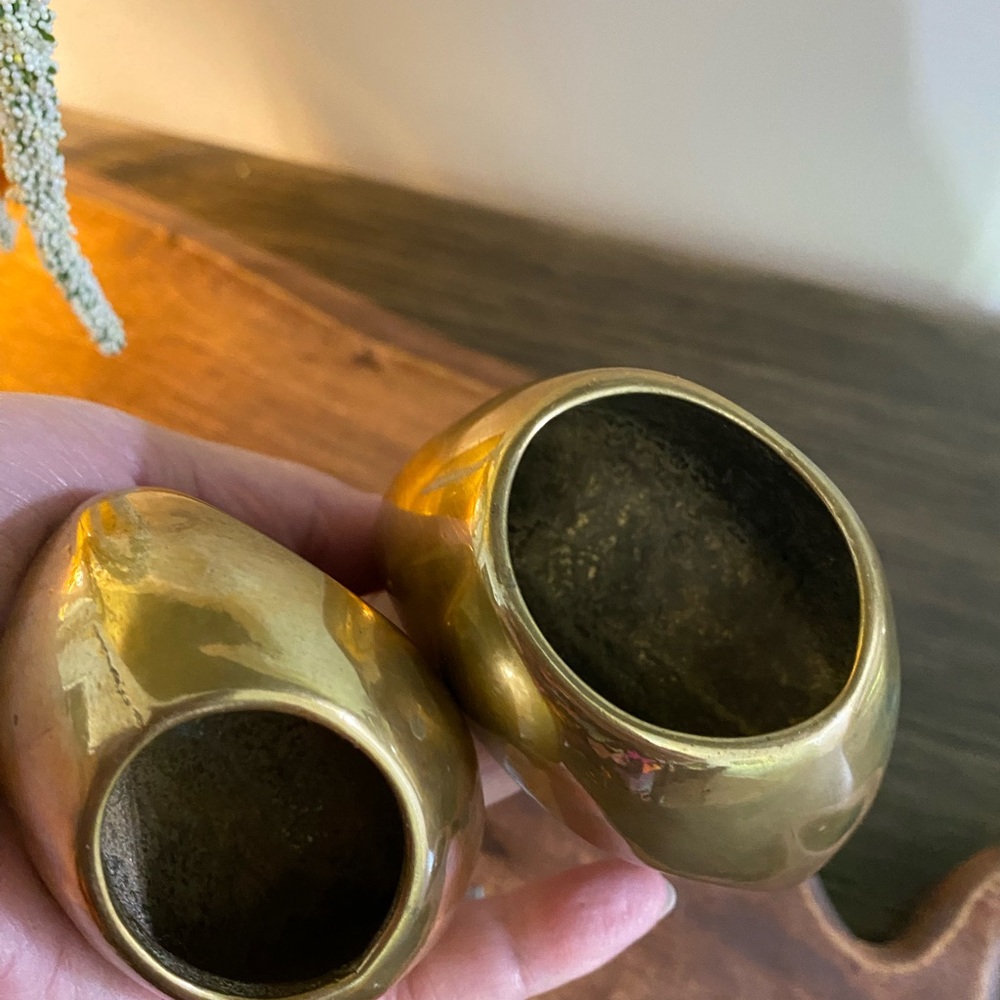 Brass Swans Figurines - Picture 7 of 7